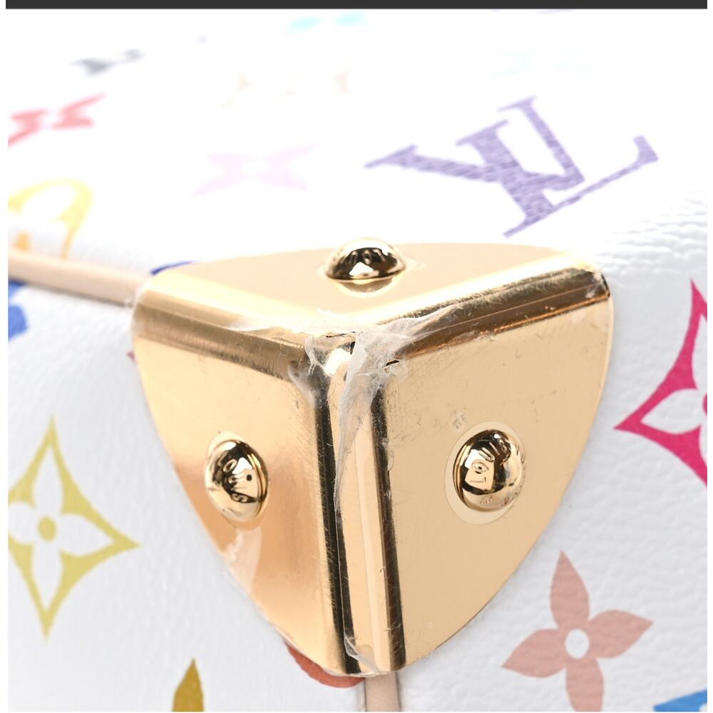 Louis Vuitton Multicolor Keepall Murakami LV X TM Monogram Bandouliere 45 White - Picture 9 of 11